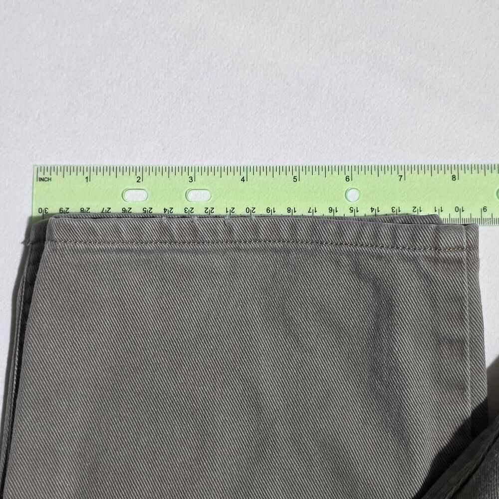 VTG Lauren Jeans Co. RL Taupe 100% Cotton High Rise Straight Jeans Size 14 - Picture 3 of 8